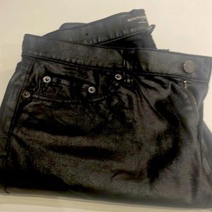 Banana Republic Faux Leather Skinny Jeans